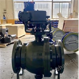 智能开关型法兰铸钢球阀