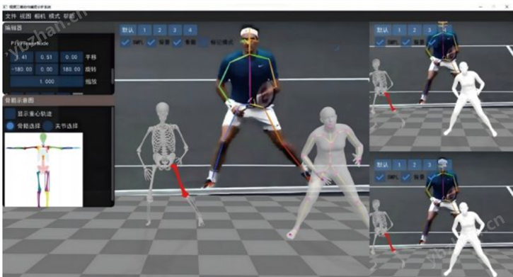 无标记视频三维动作捕捉分析系统Capture4D