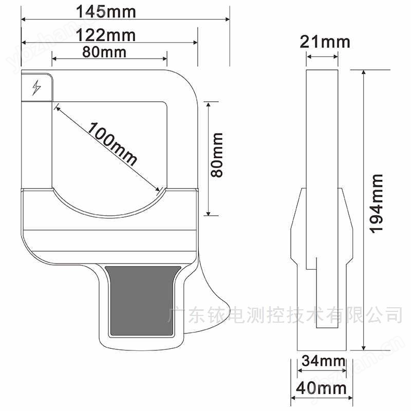 大口径钳形电流互感器