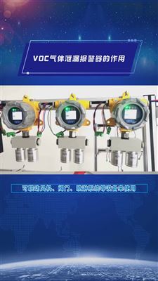 voc氣體泄露報(bào)警器的作用