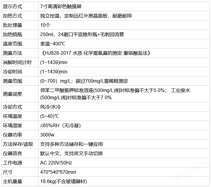 COD智能回流消解器
