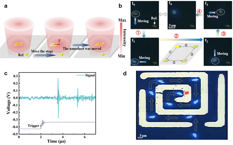 上海光机所在飞秒激光可控操控二维纳米片运动方面取得进展