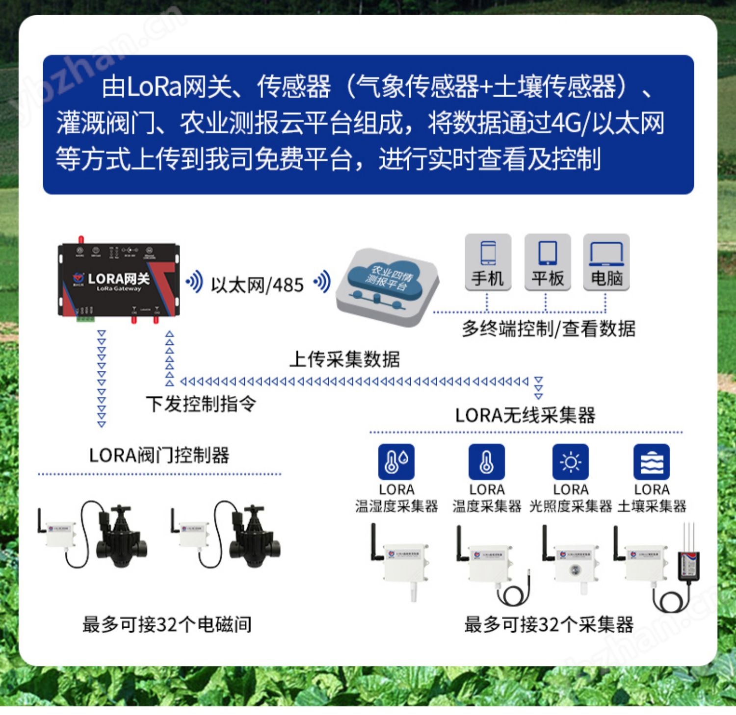 智慧農(nóng)業(yè)無線灌溉方案