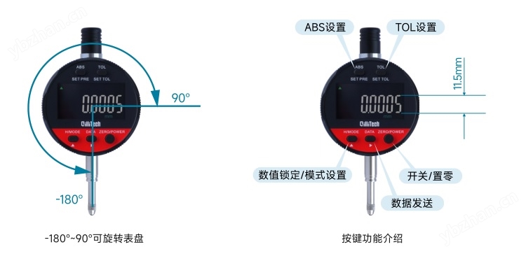 青量科技Qillitech智能通信數顯萬分表