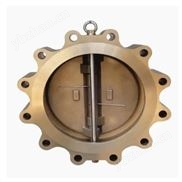 沪工阀门良工阀门凸耳对夹式硬密封止回阀 排污止回阀