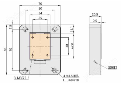 JKZC66.X2K&P66.X5K高分辨率壓電納米定位臺