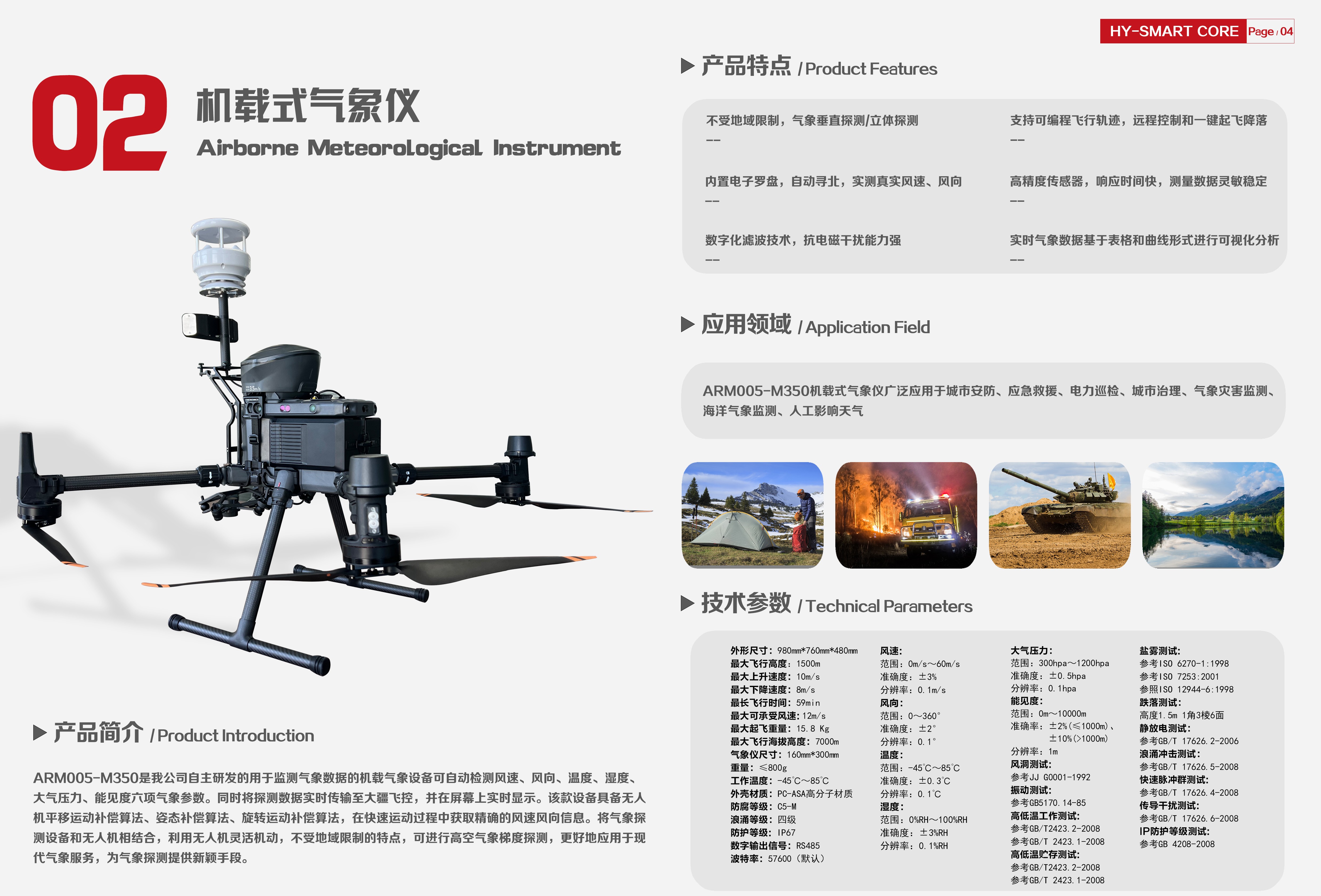 大疆飛控直連!ARM005-M350機載氣象設備重磅登場
