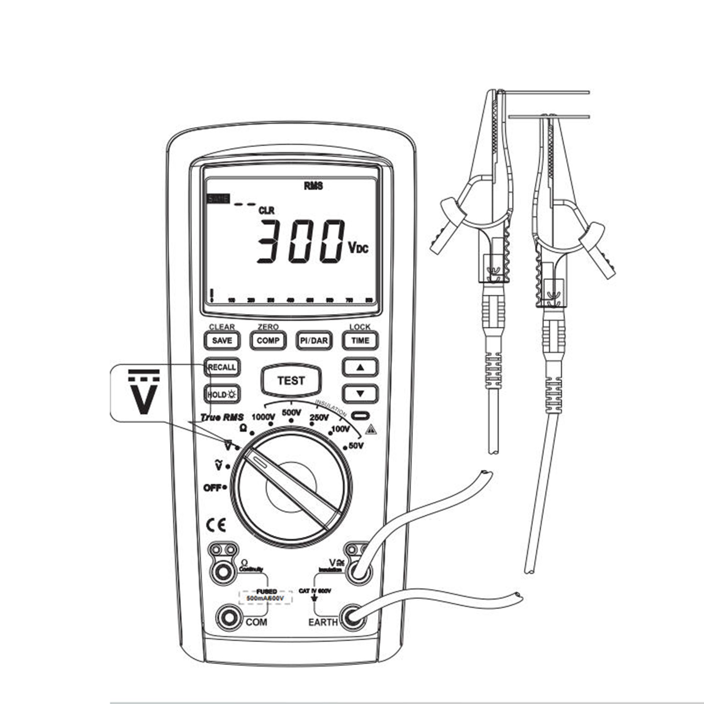 防爆绝缘电阻测量仪/防爆兆欧表 型号:HX03-WB08库号:M412339