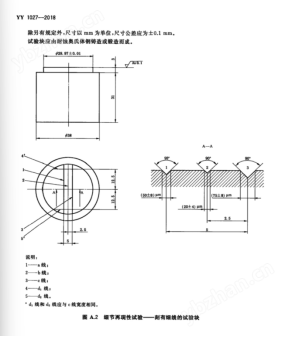 牙科學水膠體印模材料細節再現性試驗夾具