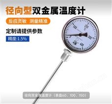 WSS-501轴向型双金属温度计